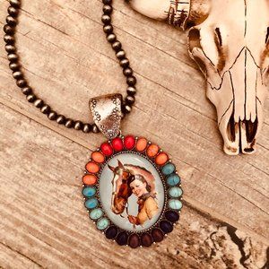 Cowgal 3.75 Pendant Necklace